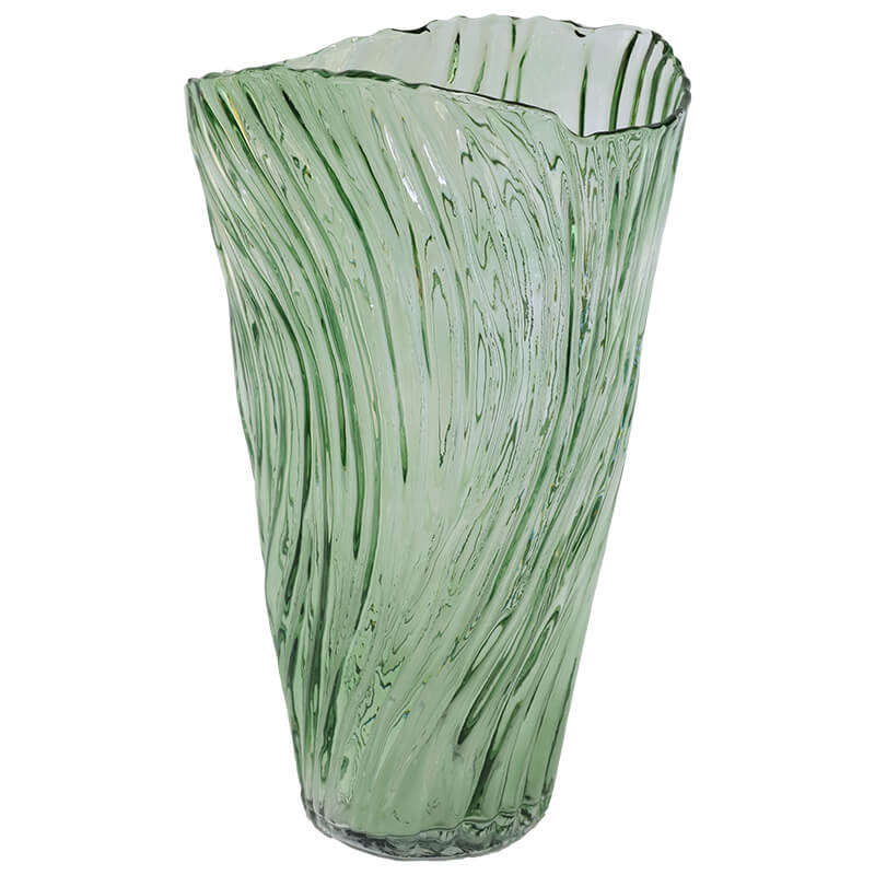 TROPIKANA GREEN VASE 35CM - Image 2