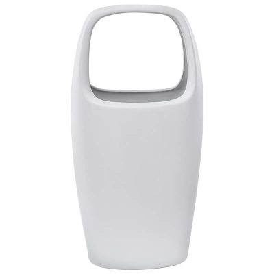 BAG VASE MATT WHITE 33CM