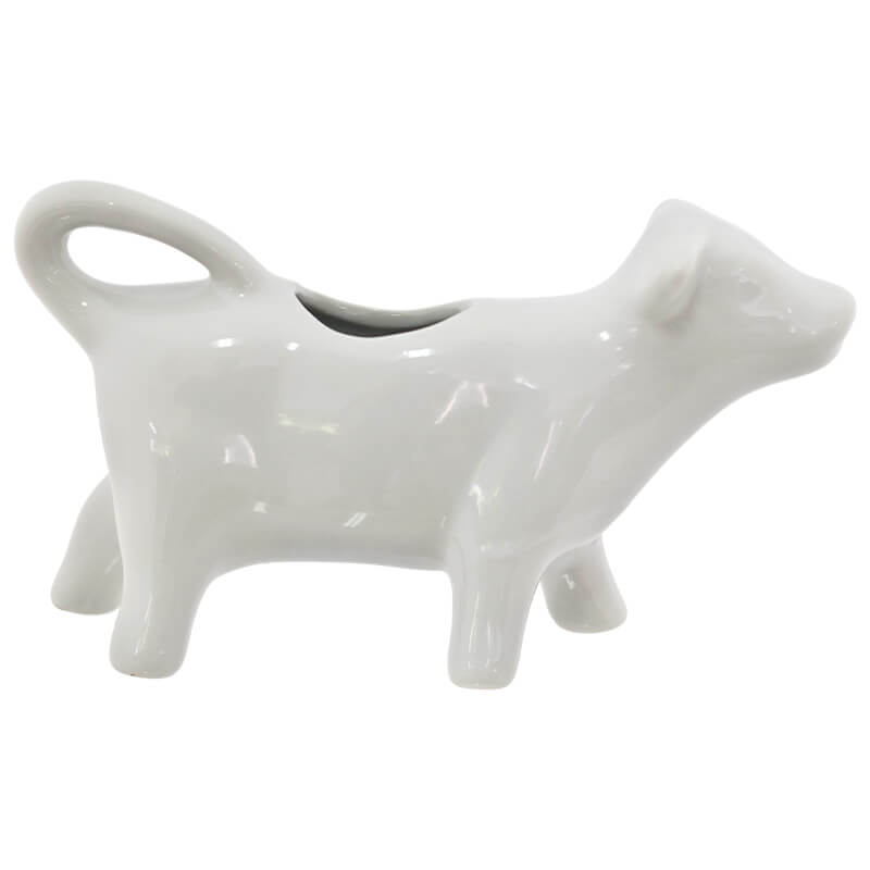 MILK JUG WHITE 8X14X5CM