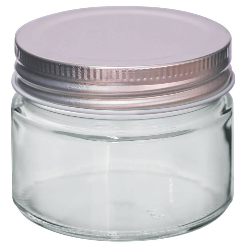 SILVER SCREW TOP JAR 150ML