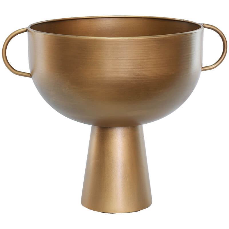 LOMBI FTD HANDLED COMPOTE MATT GOLD 31CM