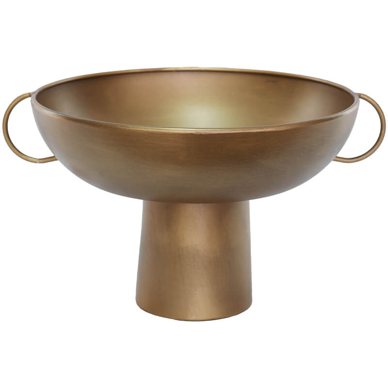 LOMBI FTD HANDLED COMPOTE MATT GOLD 21CM