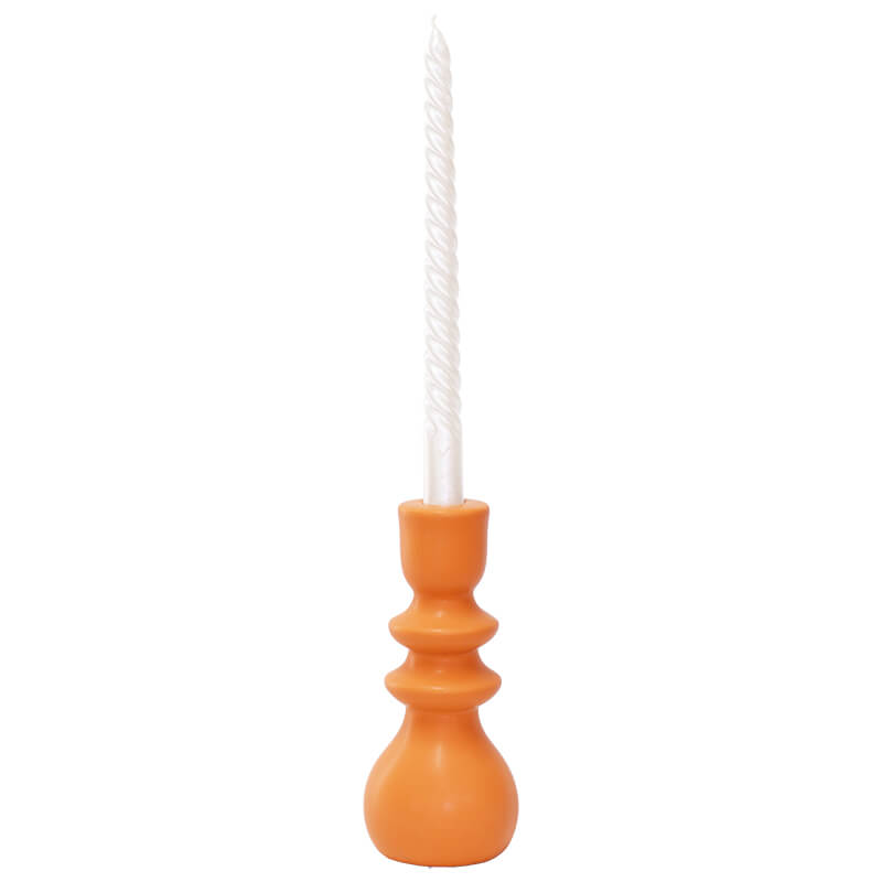 ORANGE CANDLE HOLDER 19CM - Image 2