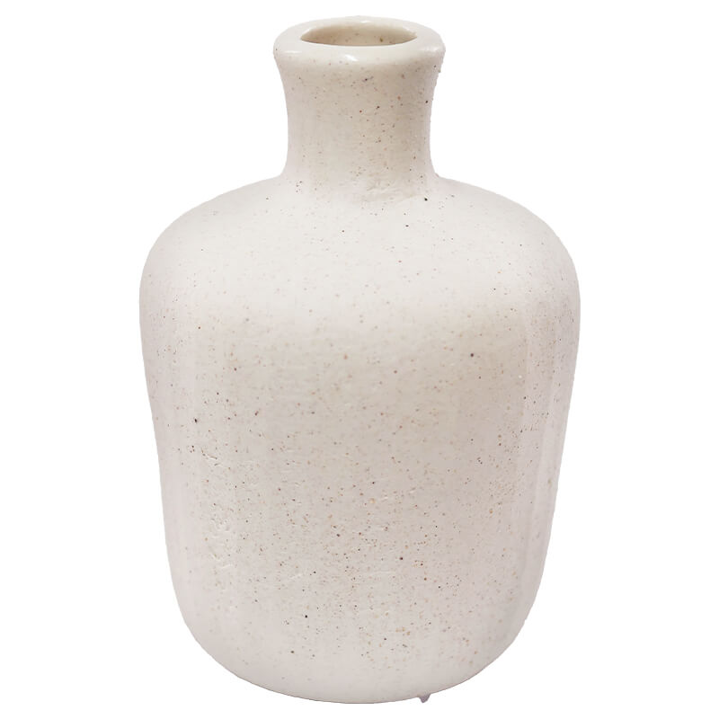 KOLBY WHITE POSY VASE 10CM
