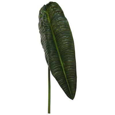 DARK GREEN ANTHIRIUM LEAF 86CM