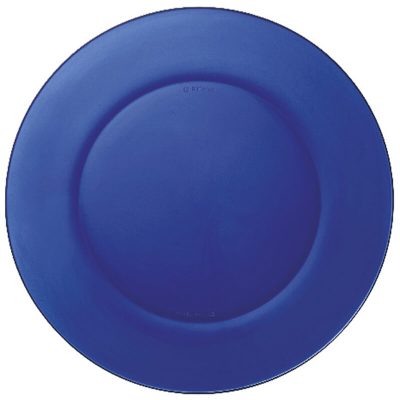 LYS SAPHIRE BLUE PLATE 24CM DIA