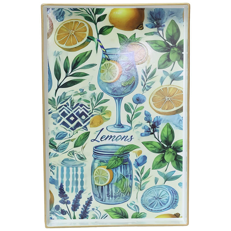 LEMON DRINKS TRAY 40X26X4CM - Image 3