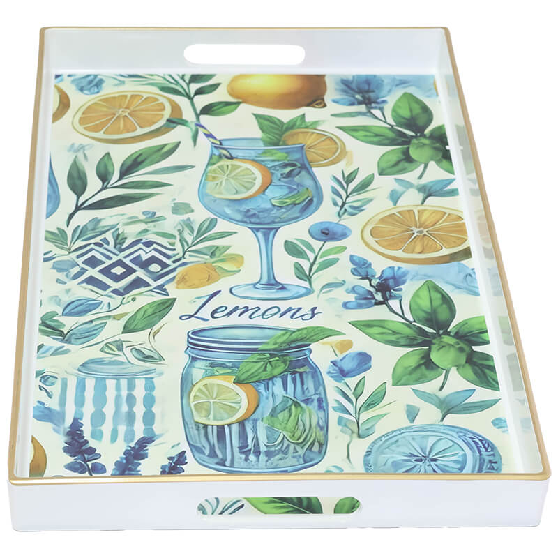LEMON DRINKS TRAY 40X26X4CM - Image 2