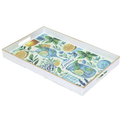 DECORATIVE RECT TRAY 40X26X4CM