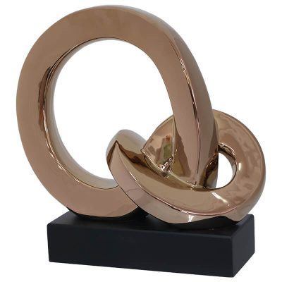 ROSEGOLD RINGS 33CM BLACK BASE