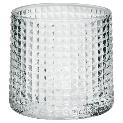 CROSS HATCH VOTIVE 7X8CM