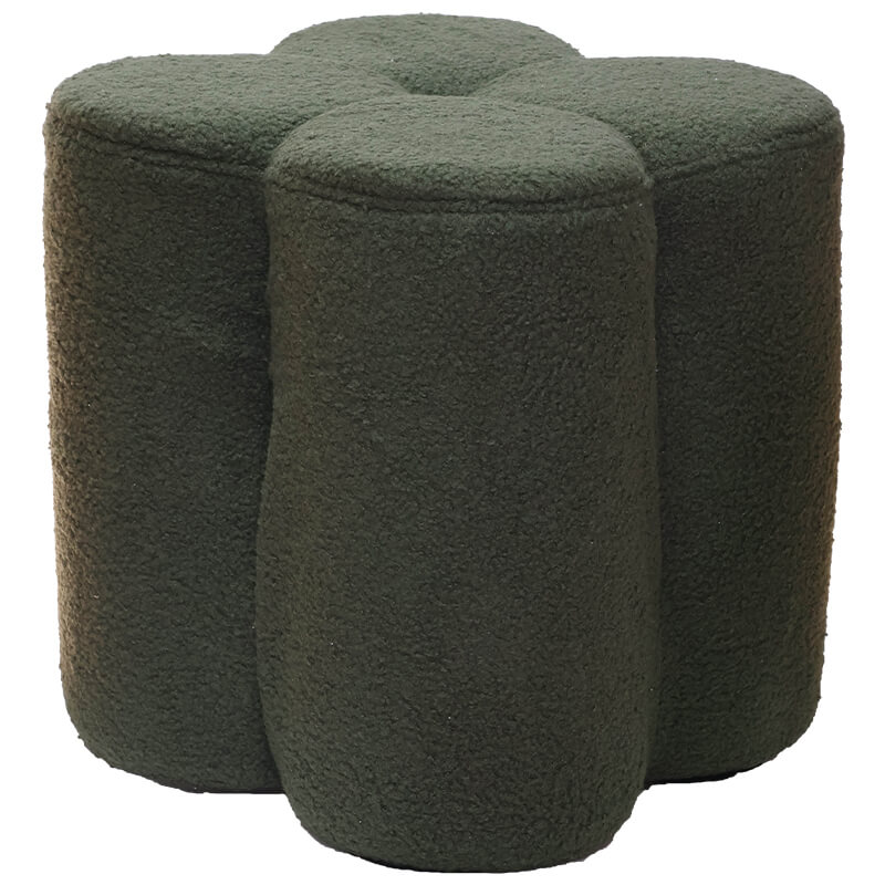 GREEN CLOVER OTTOMAN 40X36CM