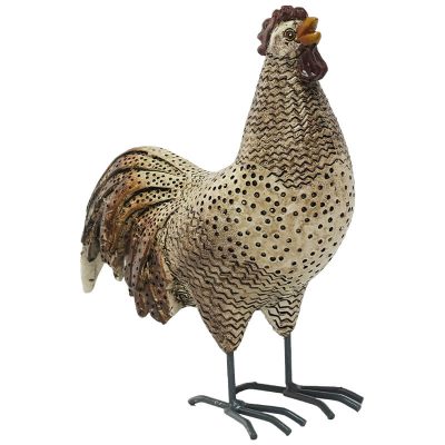 CROWING ROOSTER 21X18CM