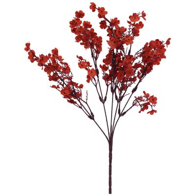 ORANGE BABY BREATH BUNCH 35CM