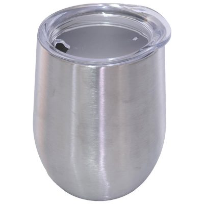 STEEL DOUBLE WALL TUMBLER/LID 350