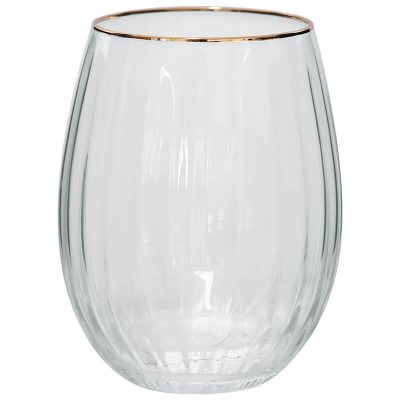 OLIVER GOLD RIM TUMBLER 590ML