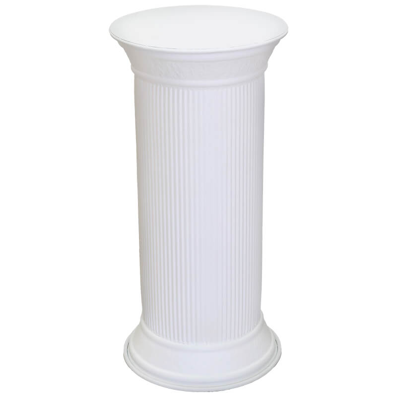 COMELY WHITE STAND 70X34CM