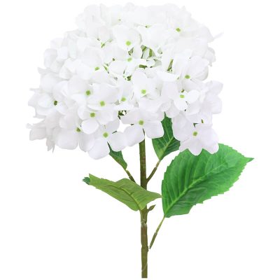 WHITE HYDRANGEA 110 H X 30CM DIA