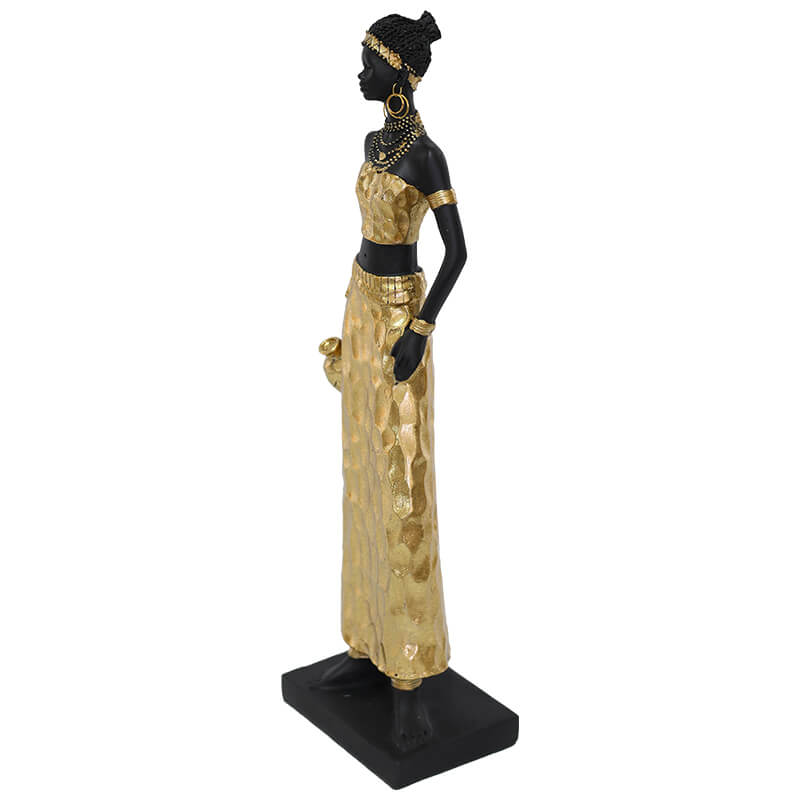 AFRICAN GIRL GOLD CHISEL 30CM - Image 2
