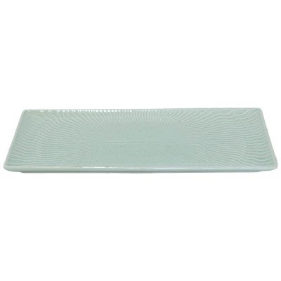 SAGE RECT PLATE 31X15CM