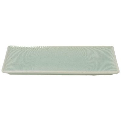 SAGE RECT PLATE 23X12CM