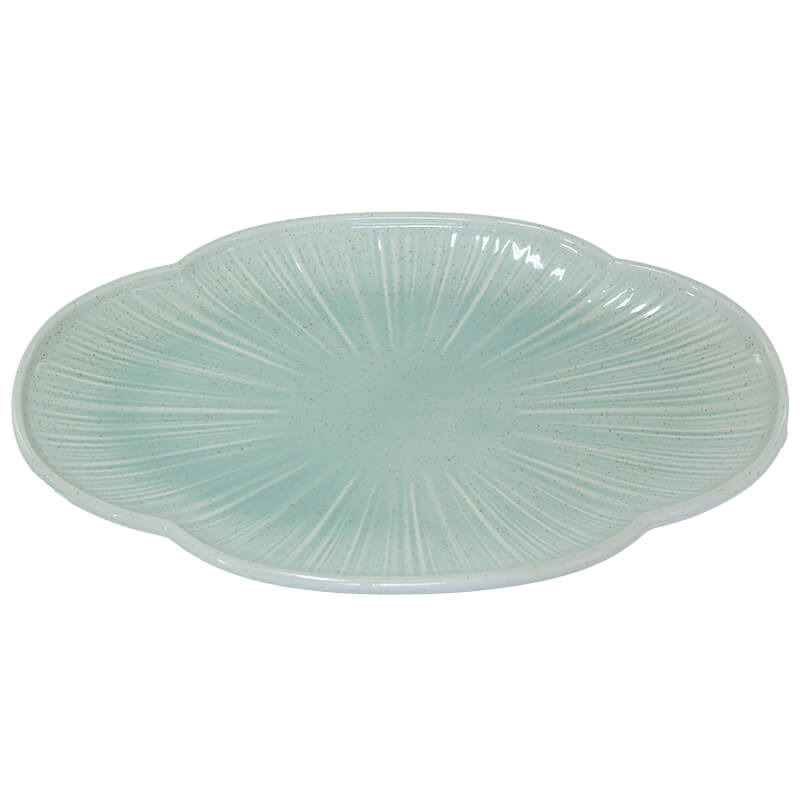 SAGE CLOVER PLATE 32X19CM - Image 2
