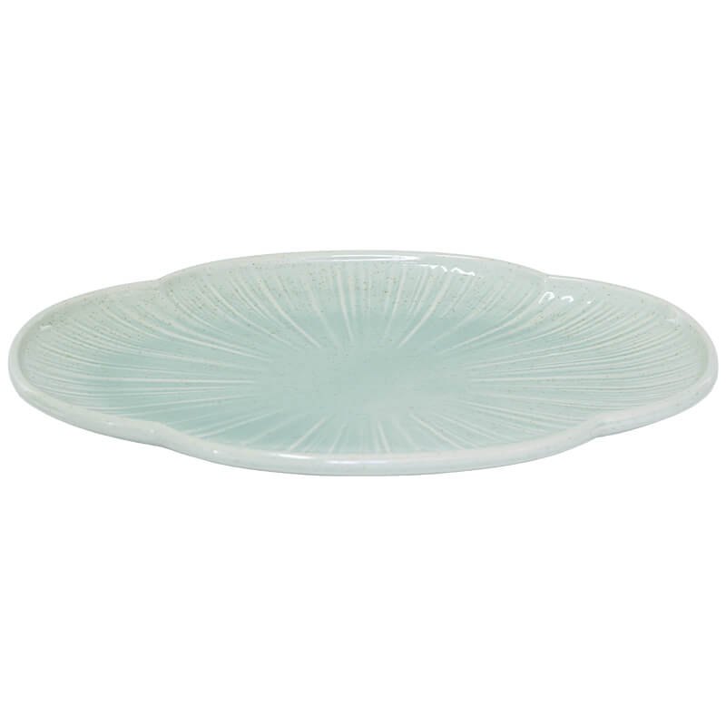 SAGE CLOVER PLATE 32X19CM