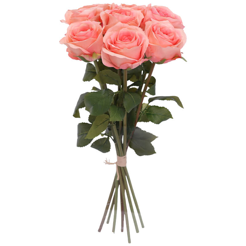 PINK ROSE POSY 36CM