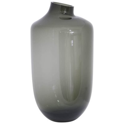 ORGANIC GREY VASE 30CM