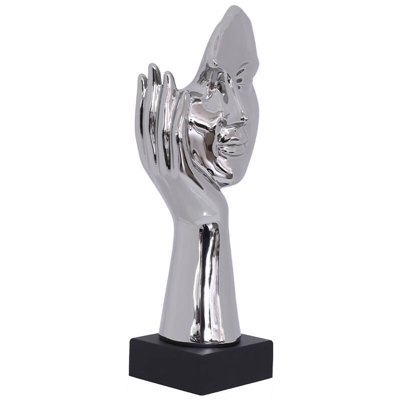 SILVER LISTENING MAN 36CM - Image 2