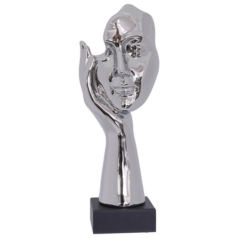 SILVER LISTENING MAN 36CM