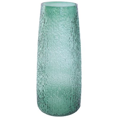 GREEN RAIN VASE 40X17CM