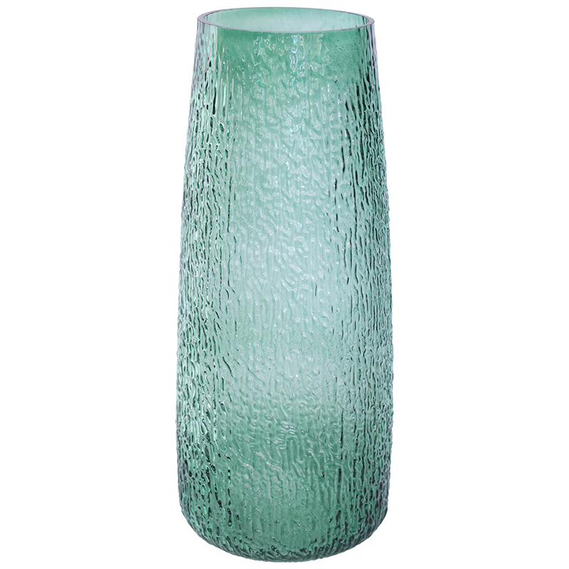 GREEN RAIN VASE 40X17CM