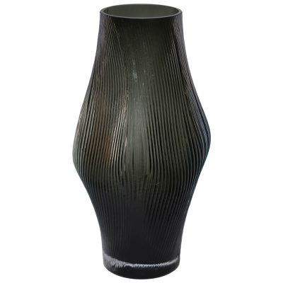 REMI GREY VASE 31CM