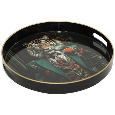 GENTLEMAN TIGER TRAY 33CM DIA