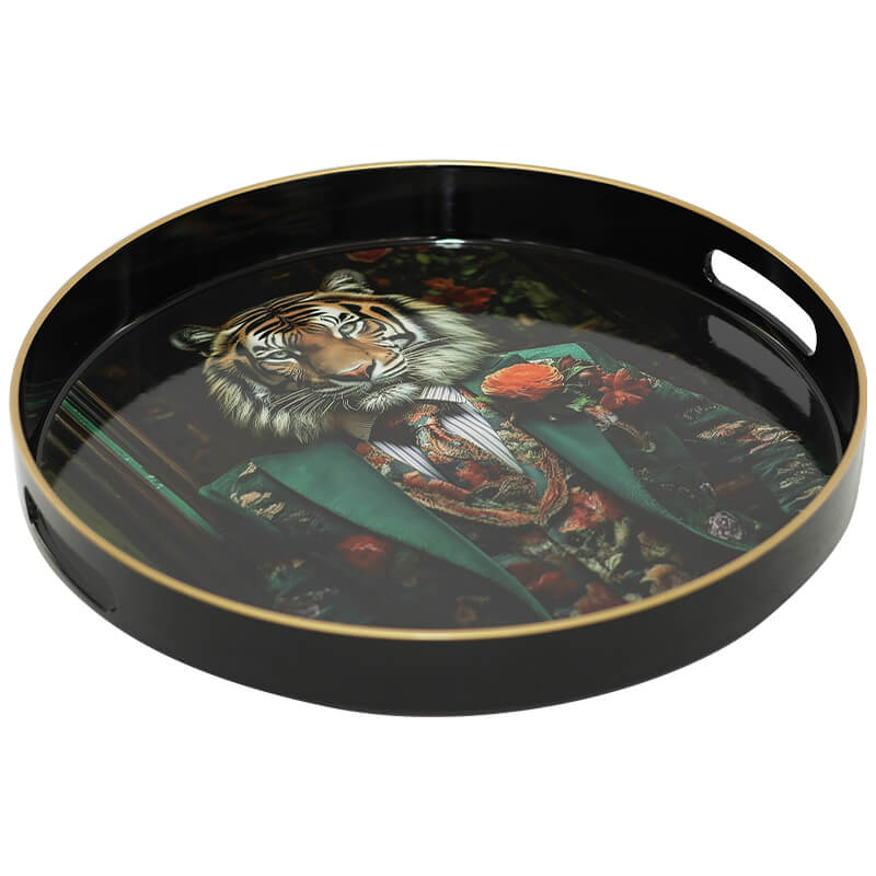 GENTLEMAN TIGER TRAY 33CM DIA
