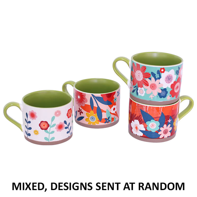 SPRING COFFEE/SOUP MUG MIXED 460M