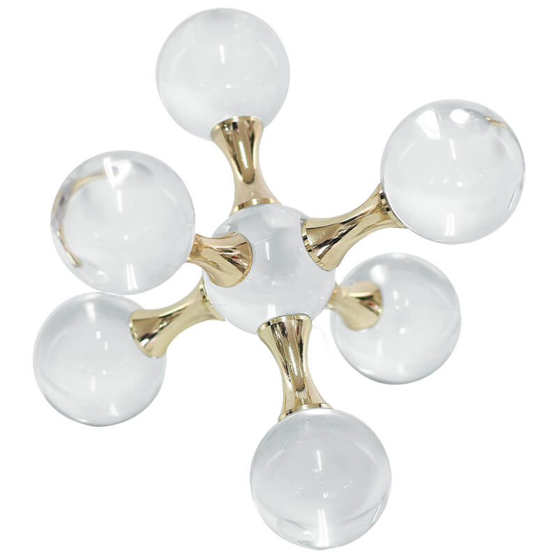 CRYSTAL ATOM OBJECT 17CM