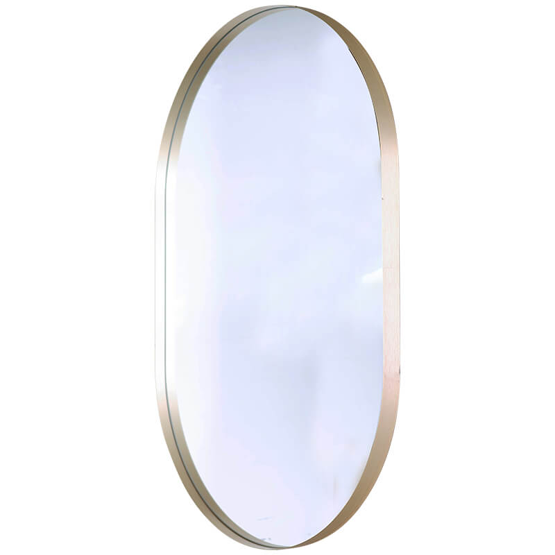 GOLD OVAL MIRROR 90X60CM - Image 2