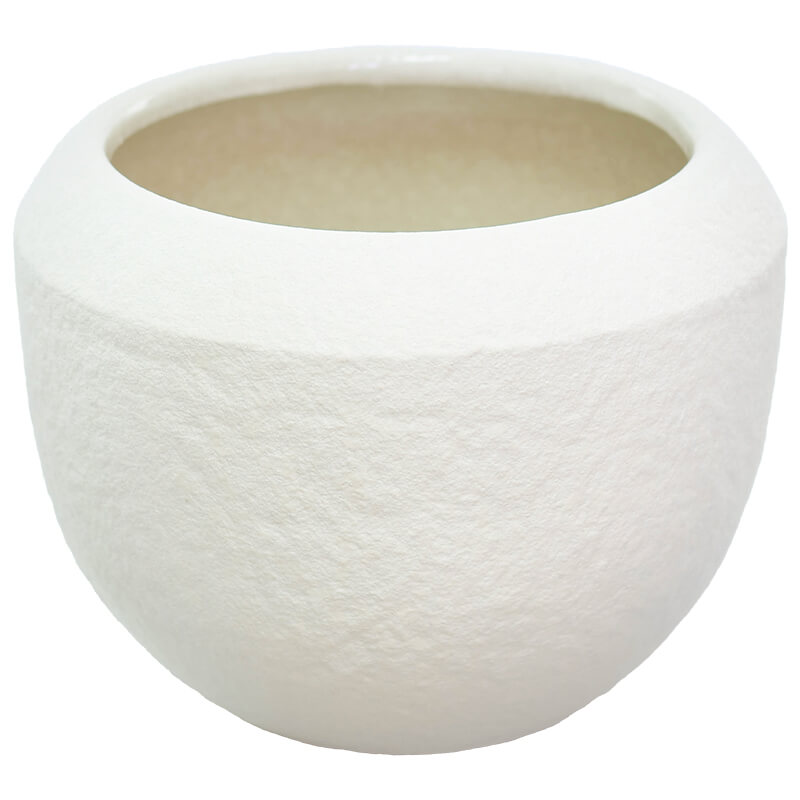 ATACAMA CREAM POT 15X19CM