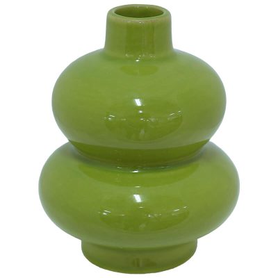 MINT GREEN VASE 12CM