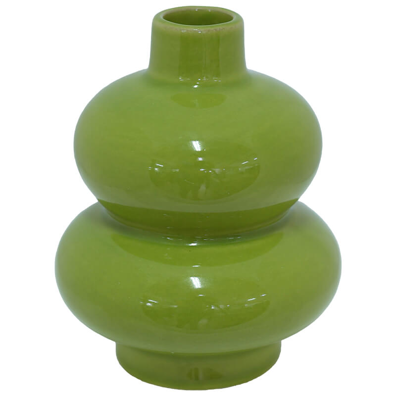 MINT GREEN VASE 12CM