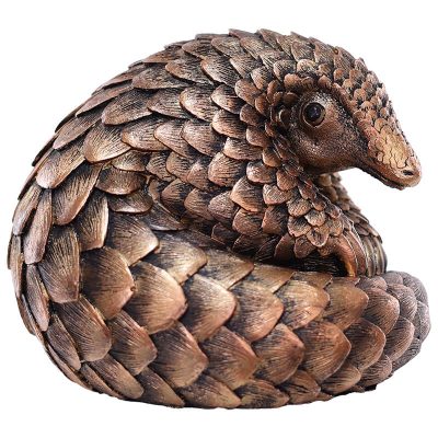 BRONZE PANGOLIN 15CM