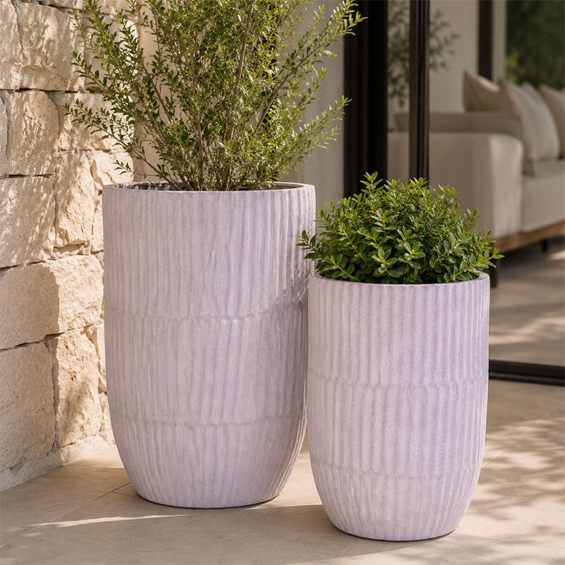 LINEA GREY PLANTER 49X28CM - Image 2