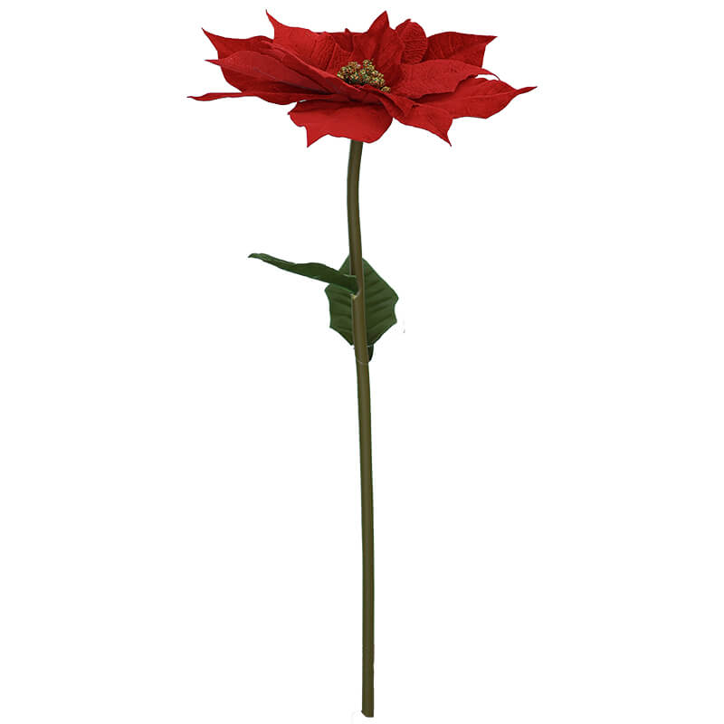 RED VELVET POINSETTIA 100CM - Image 2