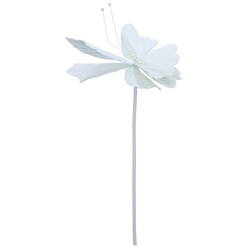 FALL CREAM VELVET BUTTERFLY 120CM - Image 2