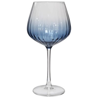 BLUE OMBRE OPTIC GOBLET 670ML