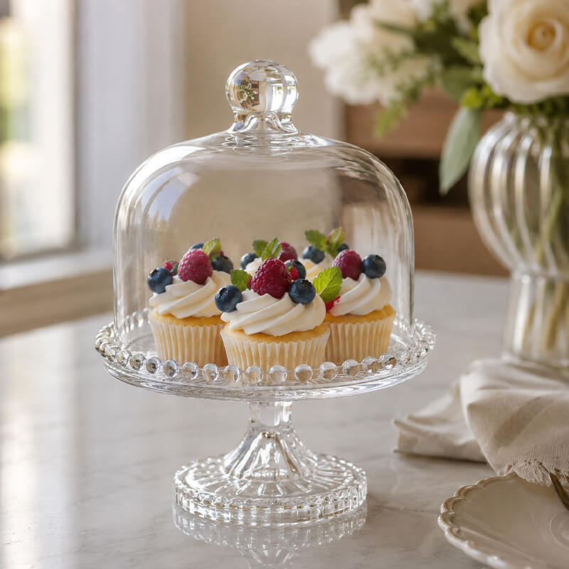 FTD MINI CAKE STAND/DOME 20CM DIA - Image 2