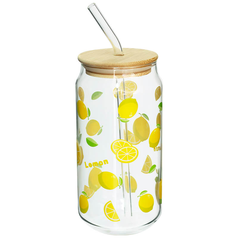 LEMONS DRINKING JAR 500ML