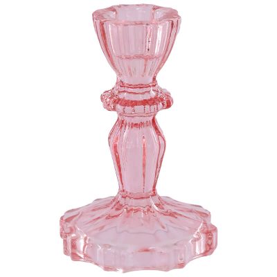 THALIA PINK CANDLE HOLDER 11CM